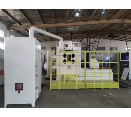 手動(dòng)臺(tái)車轉(zhuǎn)盤式噴砂機(jī)BC-2525T-1D