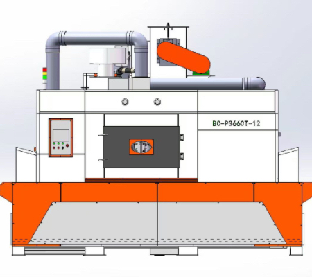 輸送式自動(dòng)噴砂機(jī)BC-3660T-12